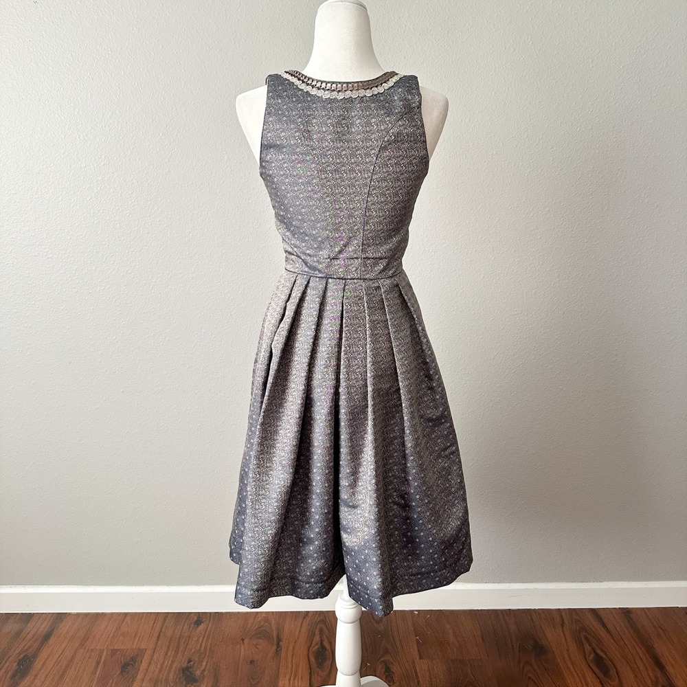 Angermaier Dirndl Dress Oktoberfest Bavarian Folk Style EU Size 34 US Size 2 - Picture 6 of 16